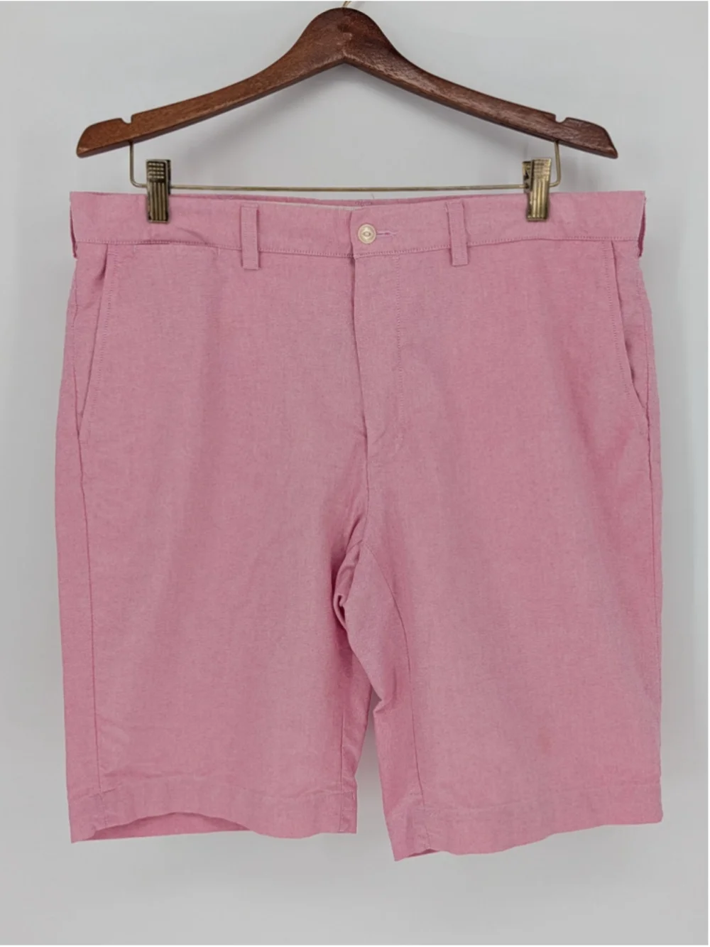 Polo Ralph Lauren Pink Oxford Chino Shorts Mens 36 10.75